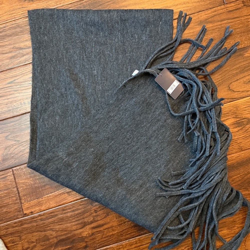 Lucky Brand Charcoal Knit Scarf